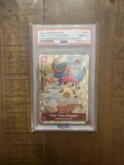 One Piece Tony Tony Chopper PSA 10 Offline Regionals Vol.3 Finalist 015 Promo - Image 1