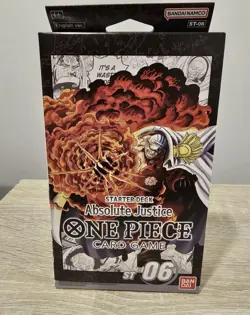 One Piece TCG Starter Deck ST06 Absolute Justice Brand New Sealed - Image 1