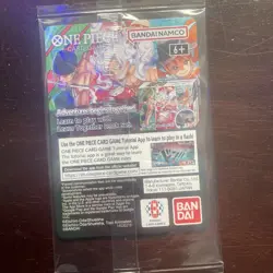 RUTGERS One Piece Monkey D. Luffy US College Basketball Promo Card (SEALED) - Image 2