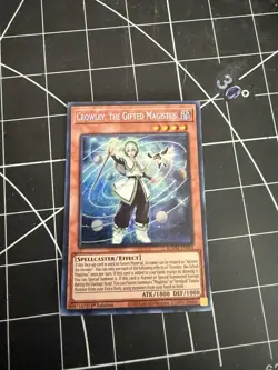 Crowley, the Gifted Magistus 1st Edition Secret Rare Card BLMM-EN044 Yu-Gi-Oh! - Image 1