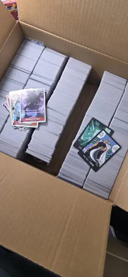 3700+ Bulk One Piece Trading Cards : Job Lot English Unsorted including holos - Image 1