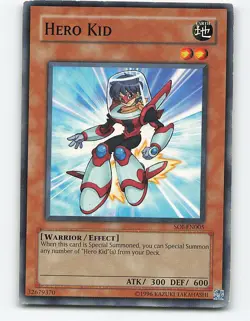 Hero Kid #SOI-EN005 Yugioh Card - Image 1