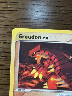 Groudon ex #002 - Non Holo Black Star Promo Vintage Pokemon TCG Card LP - Image 3