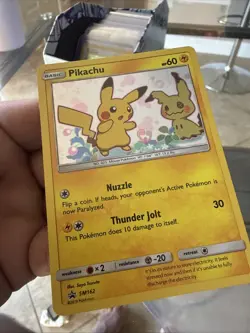 Pokemon Pikachu TCG Sun & Moon Black Star Promo SM162 Holo Card Mint Condition - Image 2