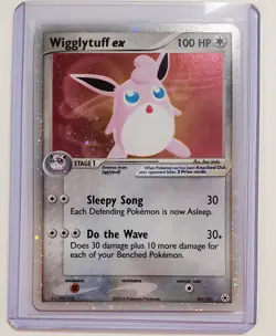 Pokemon Wigglytuff ex EX Hidden Legends 101/101 Ultra Rare Holo Card English - Image 1