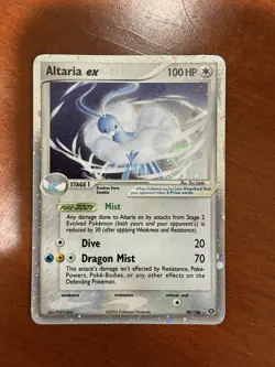 Pokemon TCG Altaria EX Emerald Holo Rare Card 90/106 2005 LP - Image 1