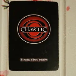 Chaotic TCG Simalin Promo Holo Creature Card Max PWS - Moderately Played - Image 2