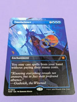 MTG Magic: Foundations: Omniscience Borderless #0312 Mythic - NM - Image 1