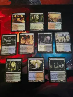 MTG "Sticker" CEDH EDH Shock Lands Complete Set of 10 - Image 1