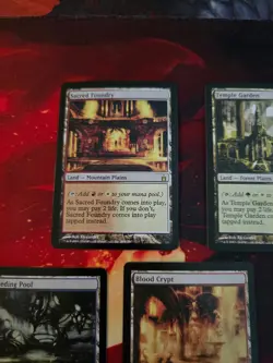 MTG "Sticker" CEDH EDH Shock Lands Complete Set of 10 - Image 3