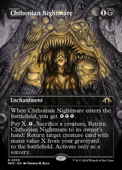 Chthonian Nightmare - Foil - Borderless NM, English MTG Modern Horizons 3: Main - Image 1