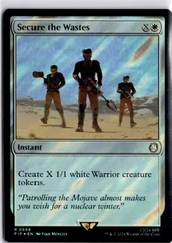 Secure the Wastes 0699 PIP Commander Surge Foil Fallout Magic The Gathering TCG - Image 3