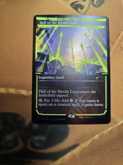 Mtg HALL OF THE BANDIT LORD Neon Ink Foil NM SLD 427 Secret Lair Drop - Image 1