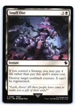 1x MTG Snuff Out - Final Fantasy! NM Mint! Ships Fast - Image 1
