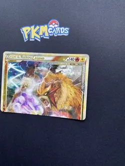 Pokemon TCG Entei & Raikou LEGEND (Top) Unleashed 90/95 Ultra Rare MP. - Image 2