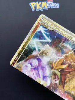 Pokemon TCG Entei & Raikou LEGEND (Top) Unleashed 90/95 Ultra Rare MP. - Image 4