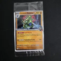 Pokemon Center TCG Team Rocket's Tyranitar Stamped Promo Sealed 098/182 - Image 1