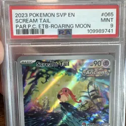 Scream Tail - 065 (Pokemon Center Exclusive) 065 Sv: Scarlet & Violet PSA9 - Image 4