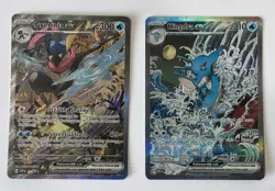 Pokemon SVP Kingdra ex 131 + Greninja ex 132 Black Star Promo NM free ship - Image 1