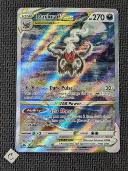Darkrai VSTAR GG50/GG70 - Crown Zenith Galarian Gallery Holo Pokemon TCG NM - Image 1