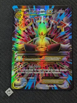 M Alakazam EX 118/124 - XY Fates Collide Ultra Rare Full Art Pokemon TCG LP - Image 1