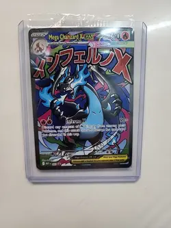 Pokemon TCG Mega Charizard X EX 23 Black Star Promo Mega Evolutions Promo Sealed - Image 1
