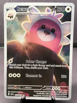 Pokemon TCG Bewear 079/064 Sv: Shrouded Fable Illustration Rare Full Art Holo NM - Image 1