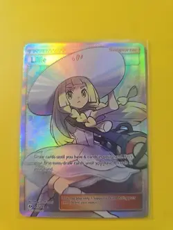 Pokemon TCG Lillie Sun & Moon 147/149 Holo Full Art Ultra Rare - Image 1