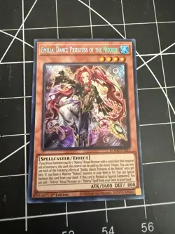 Yu-Gi-Oh TCG Emilia Dance Priestess of The Nekroz BLMM-EN025 Secret Rare NM 1st - Image 1