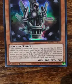 Ancient Gear Statue MZTM-EN045 1st Edition - Image 2