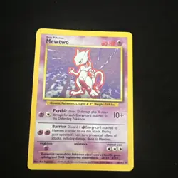 Mewtwo 10/102 Base Set Holo Rare Vintage 1999 Pokemon Card - Image 2