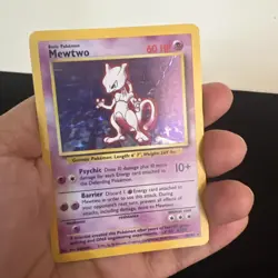 Mewtwo 10/102 Base Set Holo Rare Vintage 1999 Pokemon Card - Image 3