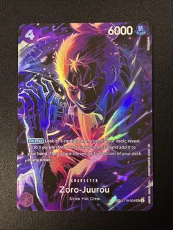 ONE PIECE TCG CARD Zoro -Juurou (SP) Legacy of the Master OP12 ST18-004 * Read * - Image 1