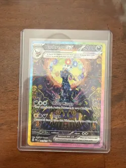 Pokemon Umbreon EX TCG Prismatic Evolutions Holo Card 161/131 - Image 1
