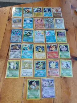 1st Edition Pokemon Holo Lot 27 Cards Gyarados Blastoise Vintage Lot Delta Spec. - Image 1