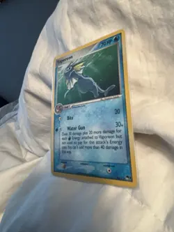 Vaporeon Holo Rare Pop Series 3, Card 006/017, Lp/NM Condition - Image 3