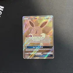 Eevee GX SM233 Promo (Heavily wear) Pokemon Trading Card - Image 3
