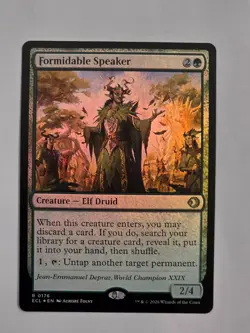 Formidable Speaker - R0176 Foil - Lorwyn Eclipsed - Magic the Gathering - NM - Image 1