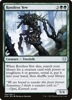 [MTG] Rootless Yew (189) (KHM) NM - Image 1