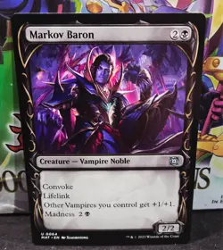 magic the gathering - Markov Baron - Creature - Vampire Noble - Uncommon - Black - Image 1