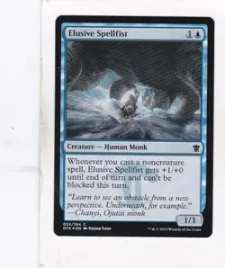 Magic: MTG: Dragons of Tarkir: Foil: Elusive Spellfist - Image 1