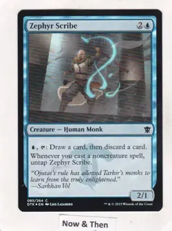 Magic: MTG: Dragons of Tarkir: Foil: Zephyr Scribe - Image 1