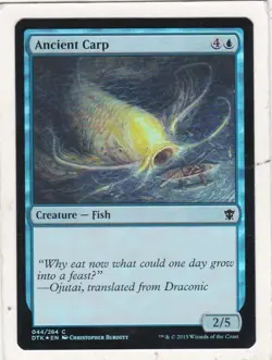 Magic: MTG: Dragons of Tarkir: Foil: Ancient Carp - Image 1