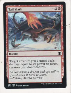 Magic: MTG: Dragons of Tarkir: Foil: Tail Slash - Image 1