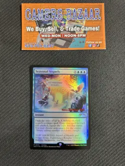 2023 Magic the Gathering Holiday Promo Seasonal Sequels Foil ENGLISH NM - Image 1