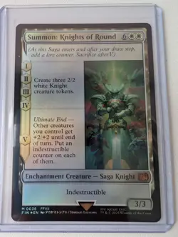 Summon: Knight of Round 0036 Foil - MTG Final Fantasy - Image 1