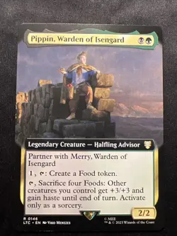 Pippin, Warden of Isengard (Extended Art) Commander: the Lord of the Rings:... - Image 1