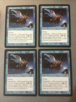 Possessed Aven x4 Torment Ex Condition See Pics Front Back MTG - Image 1