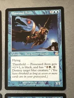 Possessed Aven x4 Torment Ex Condition See Pics Front Back MTG - Image 4