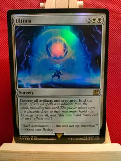 Ultima FOIL - Final Fantasy - Rare - NM (See Pics) MTG - Image 1